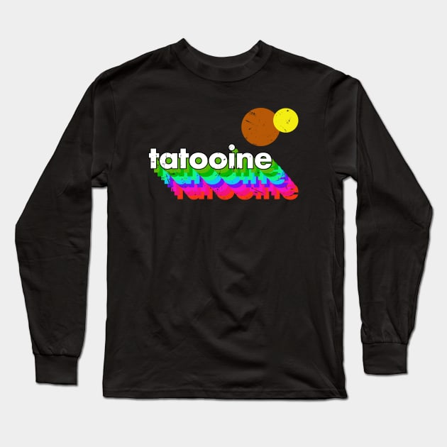 Tatooine 77 Long Sleeve T-Shirt by PopCultureShirts